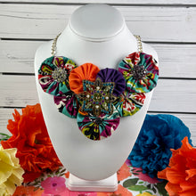 Load image into Gallery viewer, Multi-Color Flower Bomb with Pearl &amp; Rhinestone Vintage Pin
