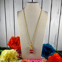 Load image into Gallery viewer, Square Murano Glass Long Necklace
