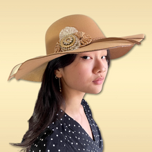 Load image into Gallery viewer, Tan Floppy Hat
