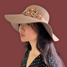 Load image into Gallery viewer, Light Brown Floppy Hat
